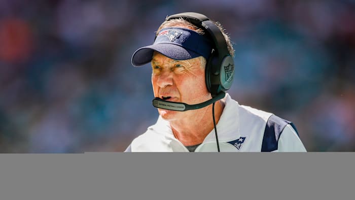 Patriots coach Bill Belichick